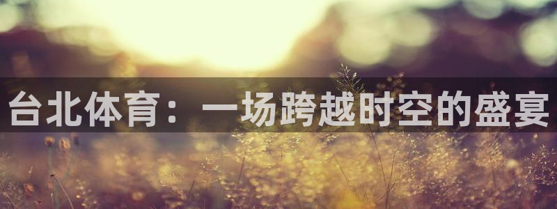 台北体育：一场跨越时空的盛宴