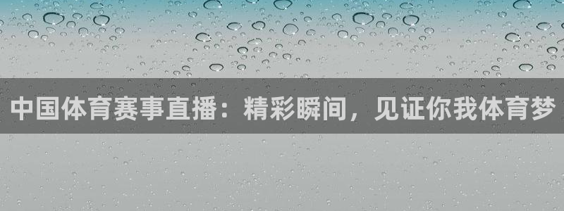 中国体育赛事直播：精彩瞬间，见证你我体育梦