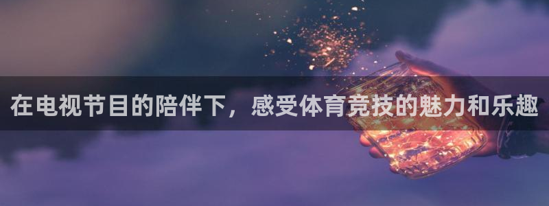在电视节目的陪伴下，感受体育竞技的魅力和乐趣